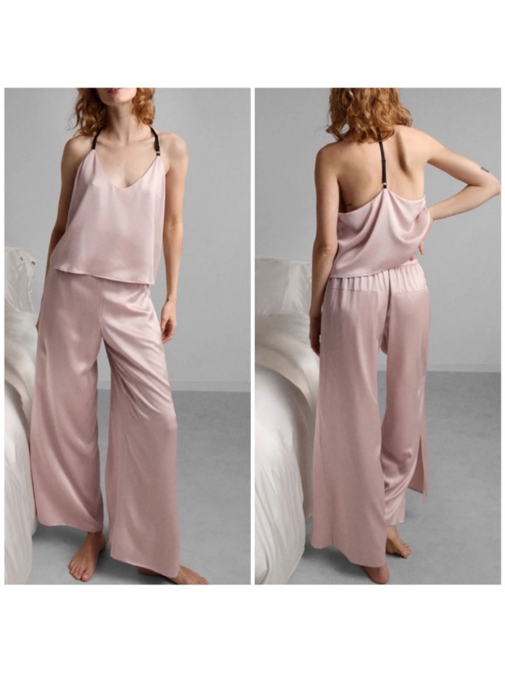 Lunya washable silk cami pant pajama set